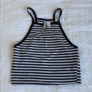 DIVIDED crop tank top